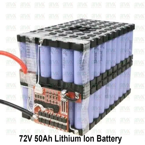 72V 50Ah Lithium-Ion EV Battery | Large EV Battery for Electric Scooters