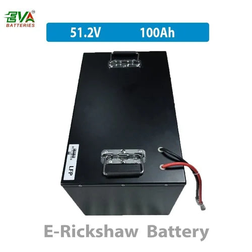 Lithium-Ion Battery 48 V 100 Ah: 48 V high-capacity battery to use in solar, inverter, and electric vehicles