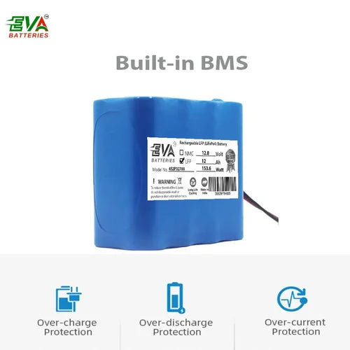 Buy 12V 12Ah LiFePO4 Solar Battery |