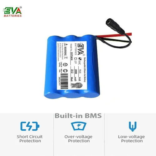 Buy 12V 2000mAh Rechargeable Lithium-Ion Battery