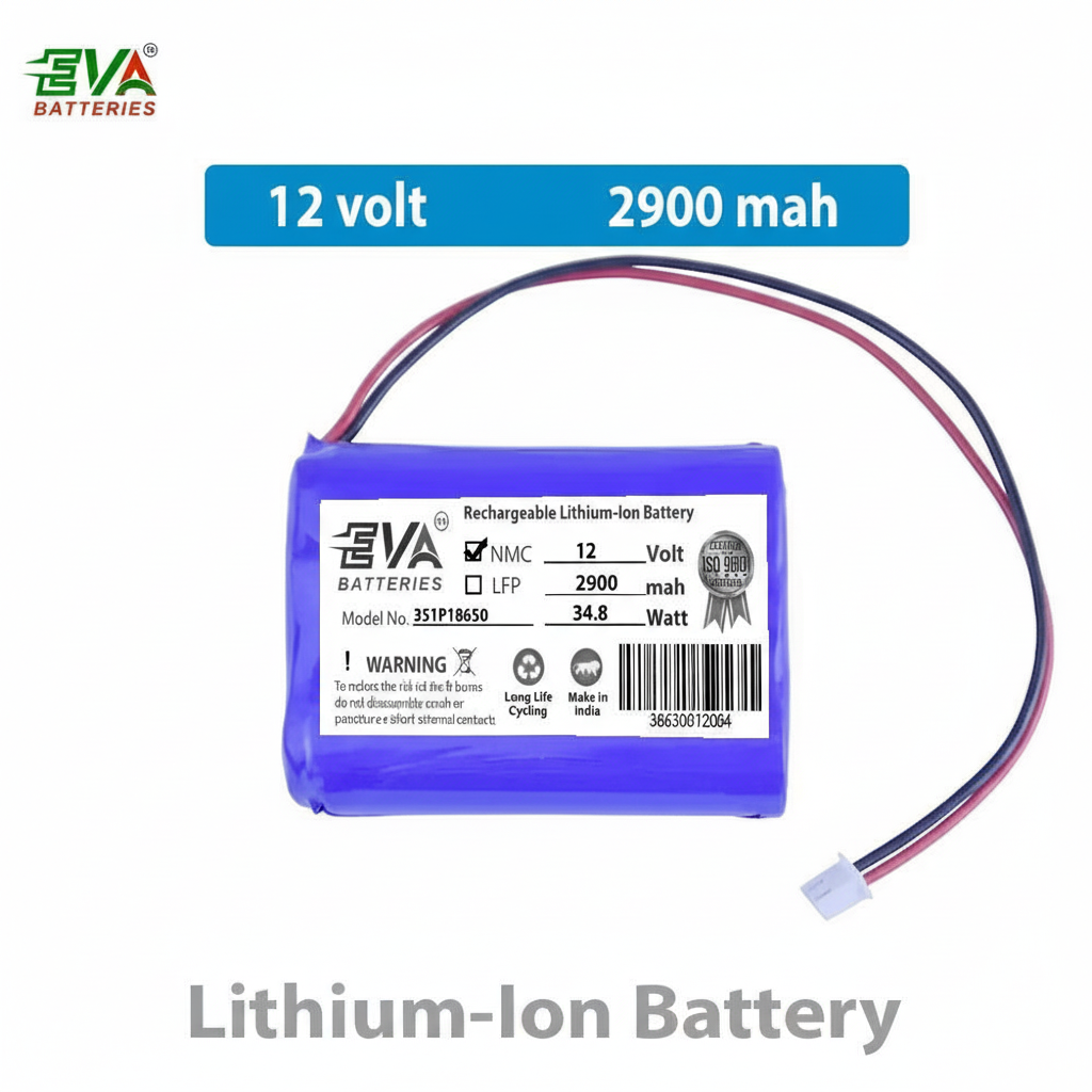 11.1V 2900mah lithium battery