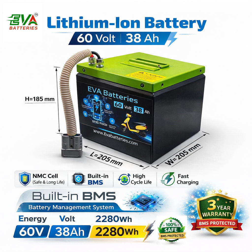 Lithium ion battery 60 volt 38ah