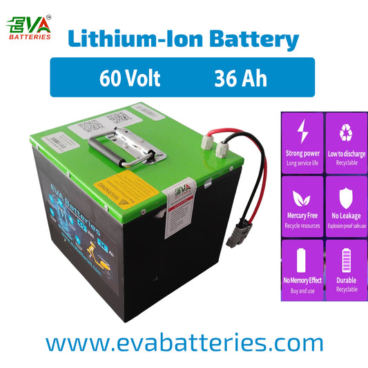 60V 36Ah Ion Battery | Extended Range High-Performance EV & Scooter Battery