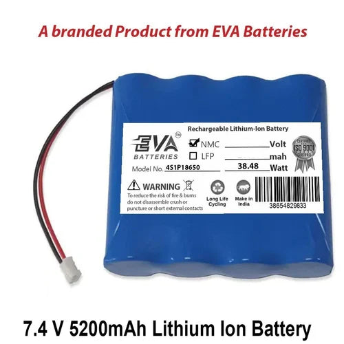 Buy Online 7.4V 5200mAh Lithium-Ion Battery